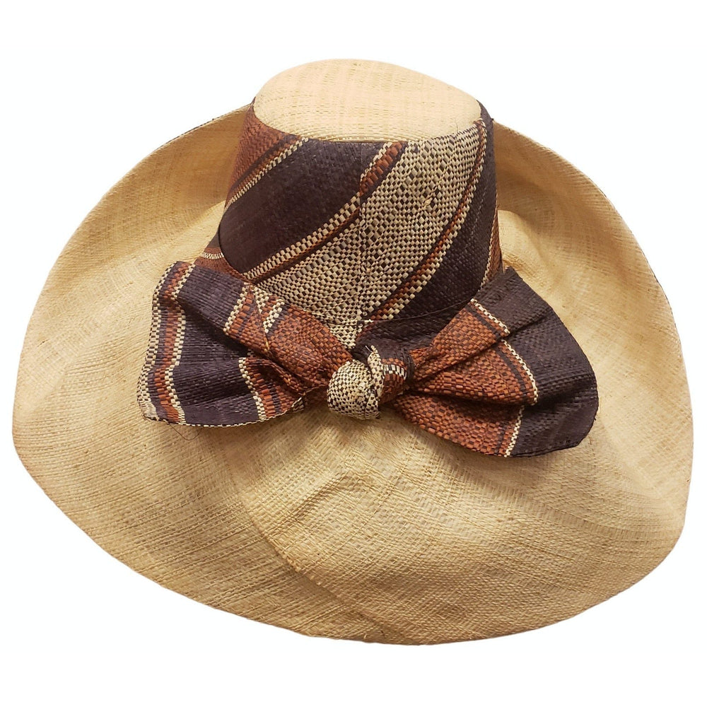 Toavina: Hand Woven Madagascar Big Brim Raffia Sun Hat