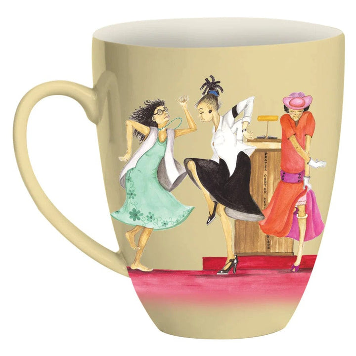 Too Blessed to be Stressed by Dorothy Allen: African American Ceramic Coffee/Tea Mug