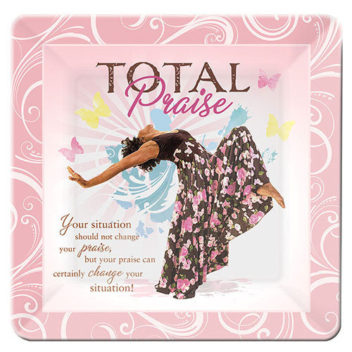 Total Praise: African American Glass Decorative Plate