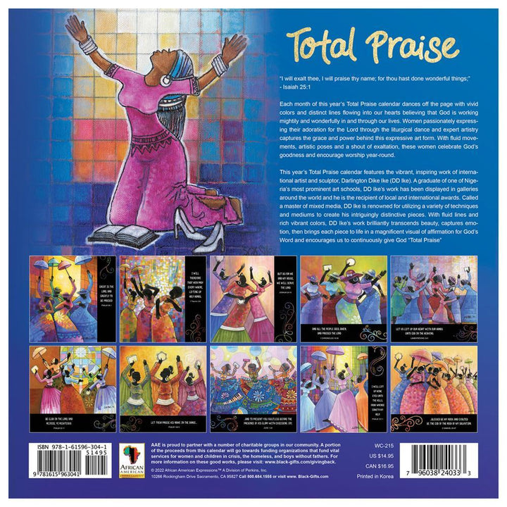 Total Praise by D.D. Ike: 2022 African American Calendar