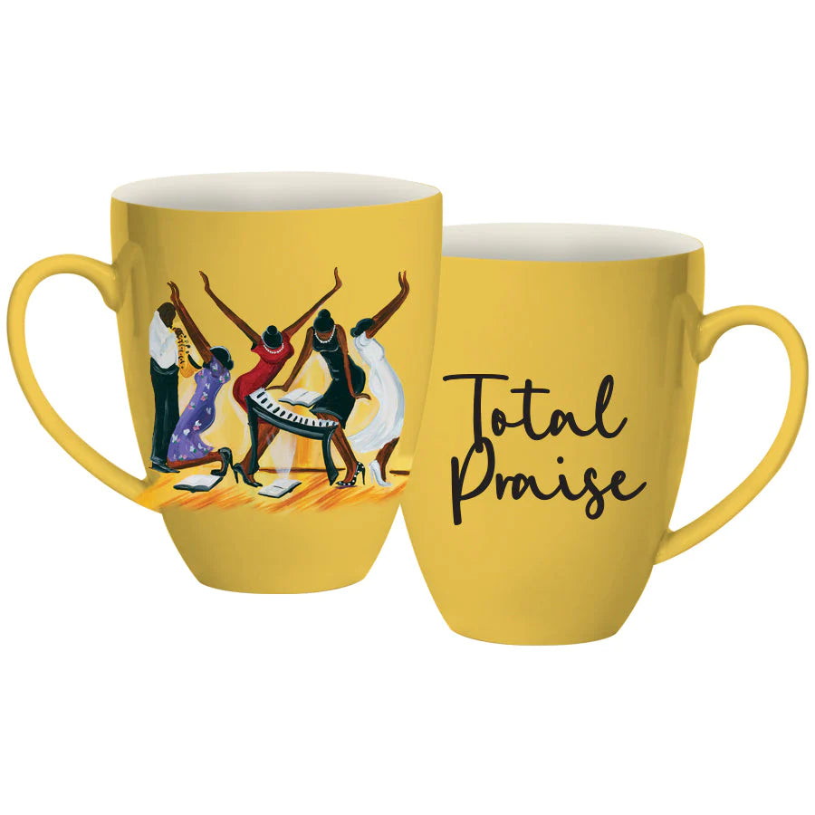 Total Praise by Theresa Cates: African American Ceramic Coffee/Tea Mug