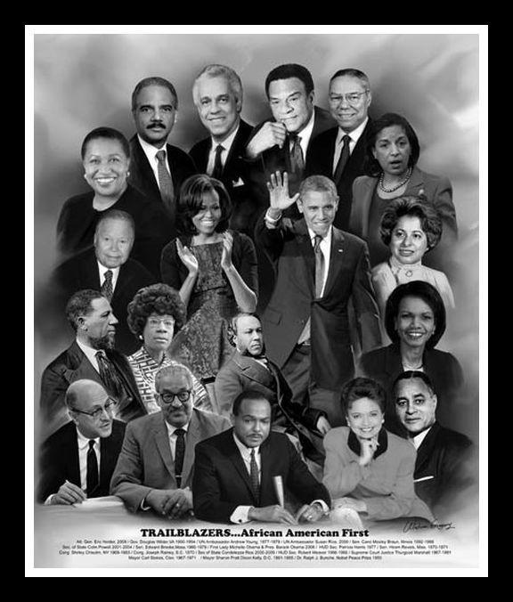 African American Politicians: Trailblazers by Wishum Gregory (Black Frame)