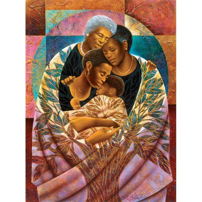 Tree of Life by Keith Mallett: African American Jigsaw Puzzle