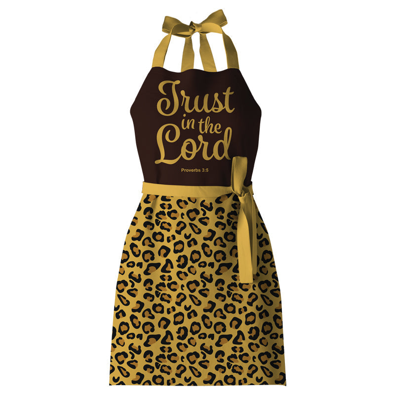 Trust in the Lord: Religious Theme Kitchen Apron