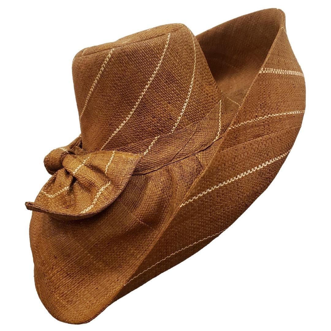 Tsanta: Hand Woven Madagascar Big Brim Raffia Sun Hat