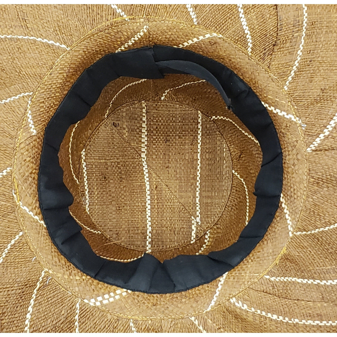 Tsanta: Hand Woven Madagascar Big Brim Raffia Sun Hat