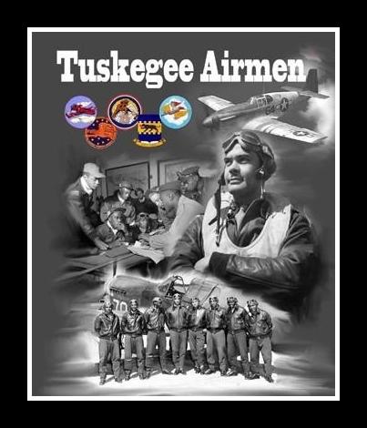 Tuskegee Airmen by Wishum Gregory (Black Frame)