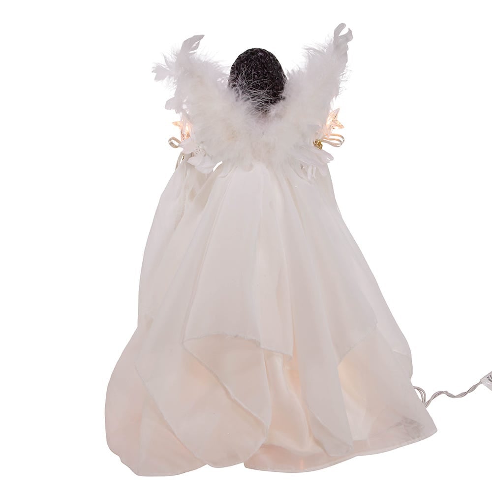 The Guiding Light: African American Angelic Christmas Tree Topper (Electric)