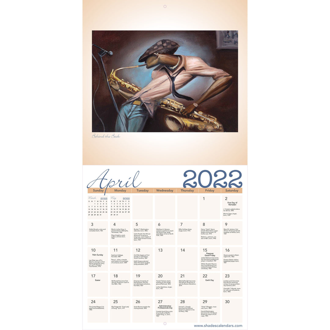 Urbanisms by Frank Morrison: 2022 African American Wall Calendar (Interior)