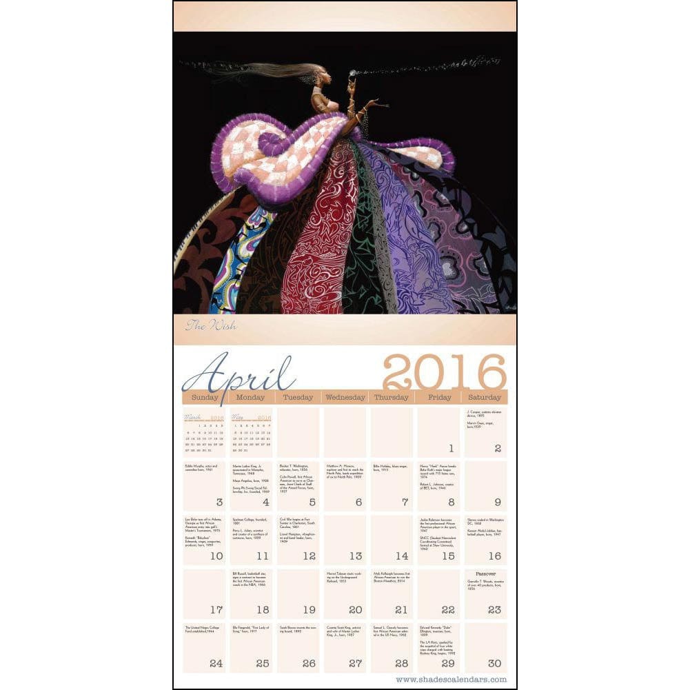 Urbanisms: Art of Frank Morrison 2016 African American Calendar (Inside)