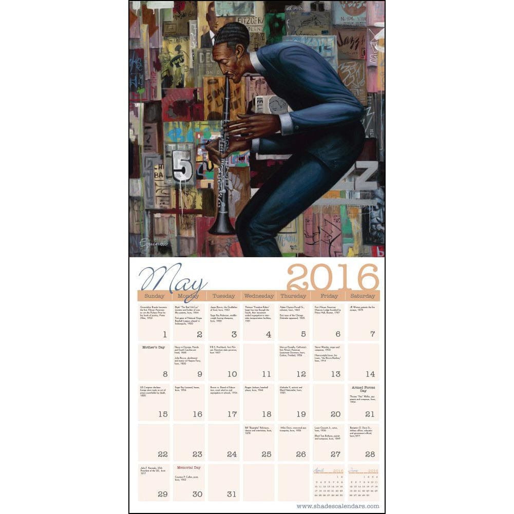 Urbanisms: Art of Frank Morrison 2016 African American Calendar (Inside)