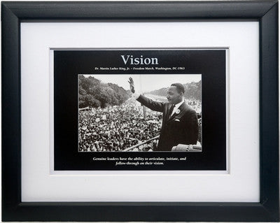 Vision: Martin Luther King, Jr. by D'azi Productions (Framed)