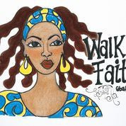 Walk by Faith Magnet by Sylvia "GBaby" Cohen