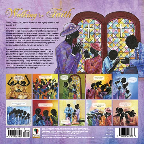 Walking by Faith: 2015 African American Calendar (Rear) by D.D. Ike