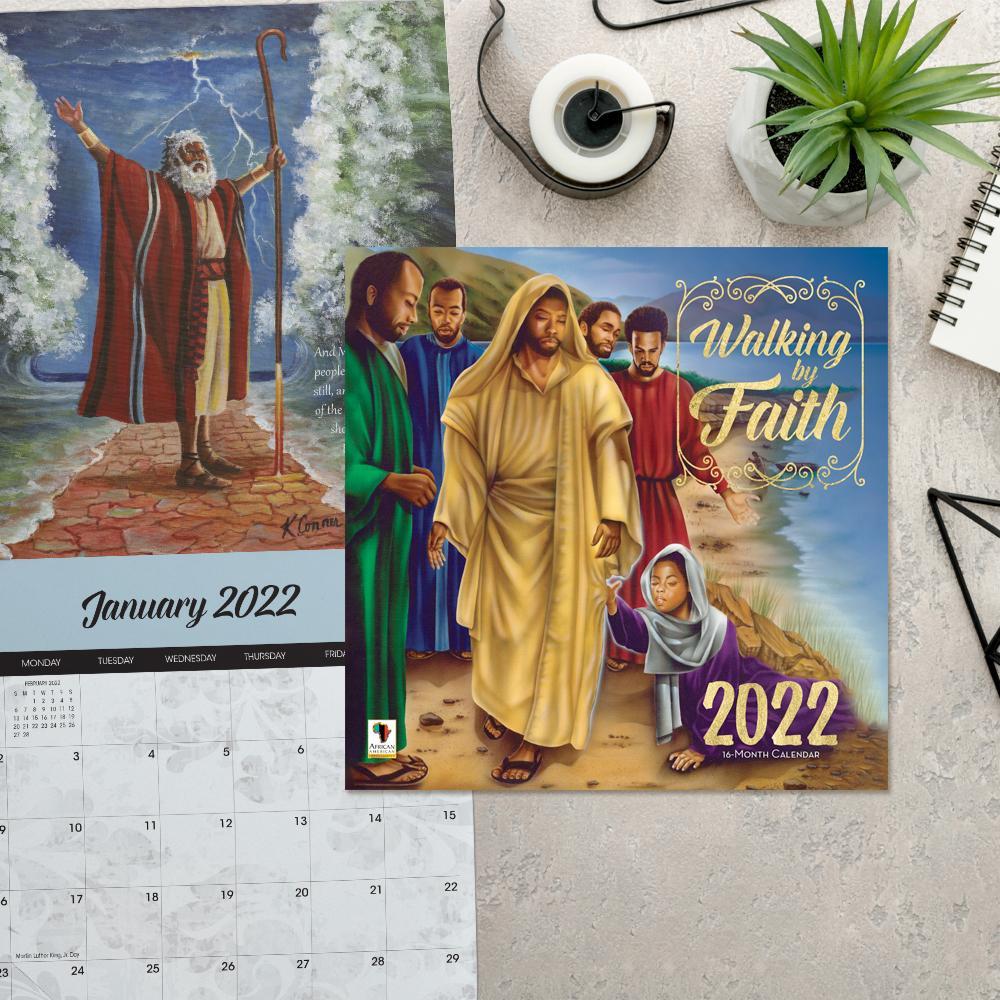 Walking by Faith by Keith Conner: 2022 Black Religious Calendar