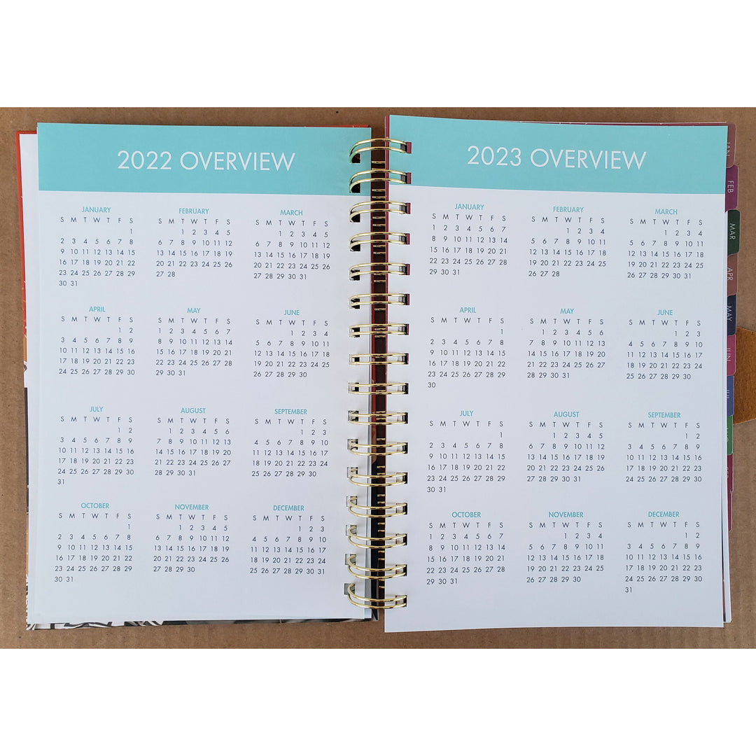 Black History 2022 Weekly Planner-Weekly Planner-African American Expressions-8.75x6 inches-2022-The Black Art Depot