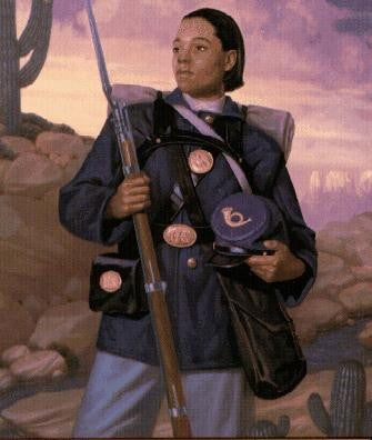 Female Buffalo Soldier by William Jennings
