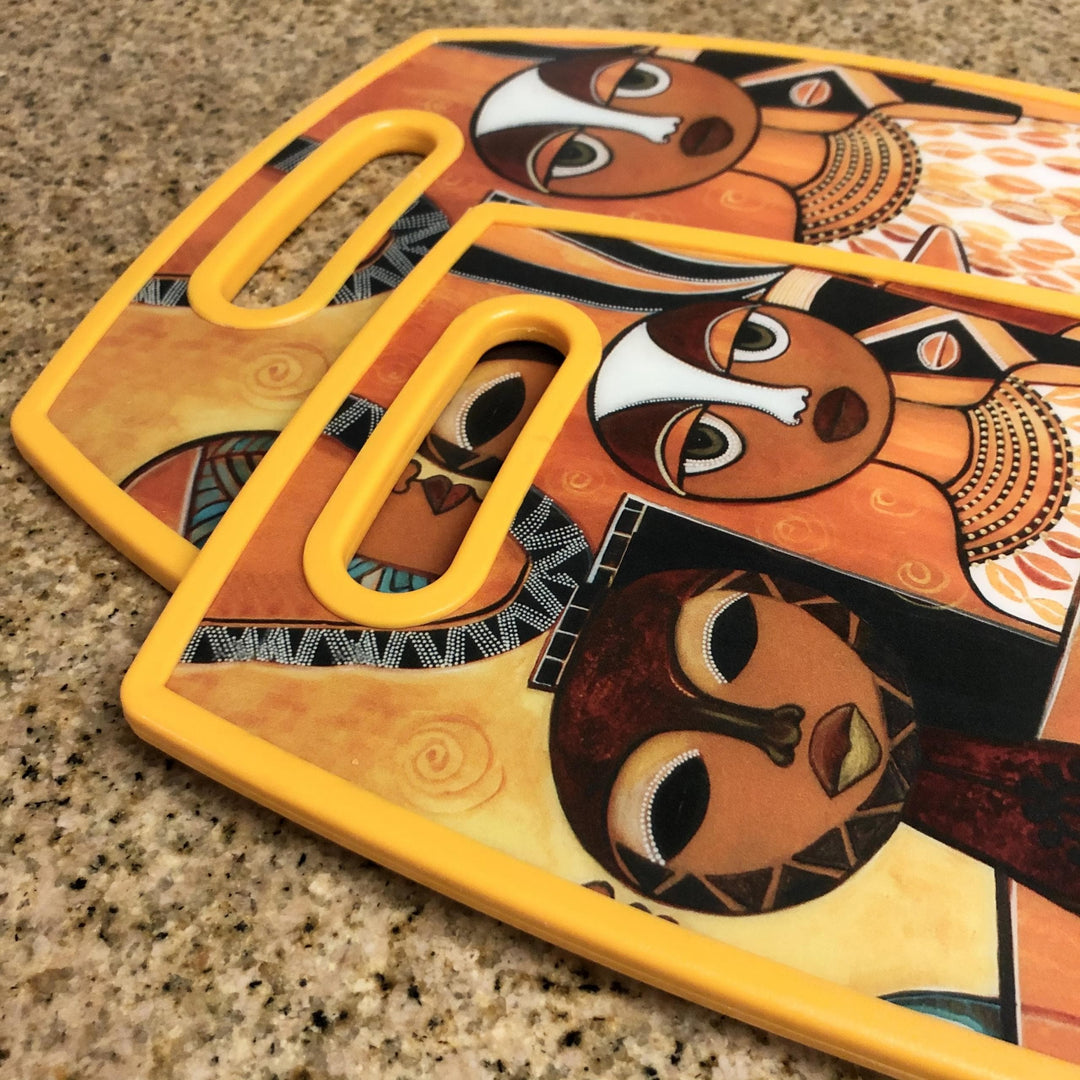 Windows 2 Africa by Syliva GBaby Cohen: African American Cutting Board