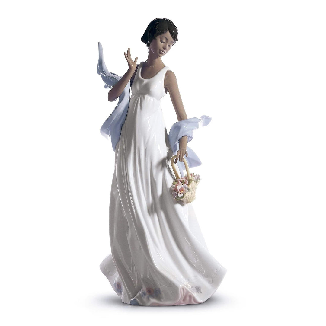 Winds of Romance: African American Porcelain Figurine