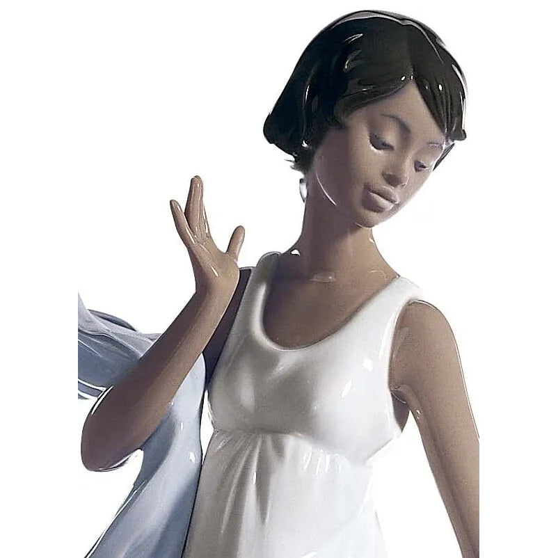 Winds of Romance: African American Porcelain Figurine
