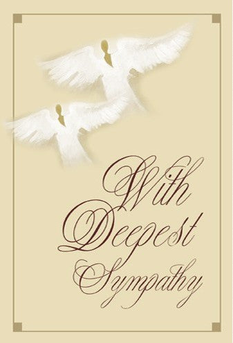 With Deepest Sympathy: African American Sympathy Greeting Card