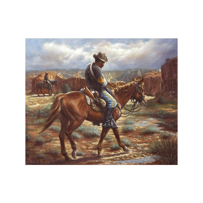 Wounded in Action (Buffalo Soldier) by Harvie Brown