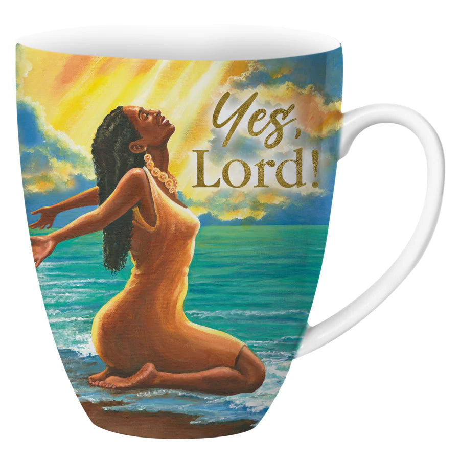 Yes, Lord by Keith Conner: African American Ceramic Coffee/Tea Mug