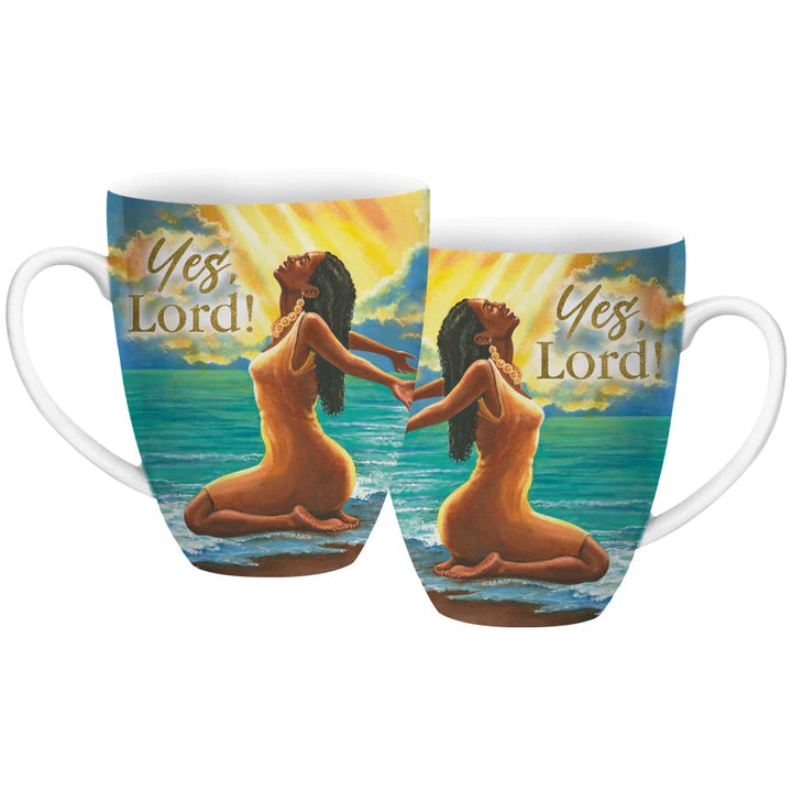 Yes, Lord by Keith Conner: African American Ceramic Coffee/Tea Mug