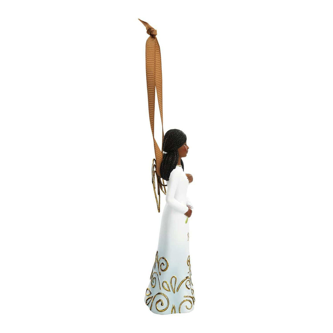 You are a Blessing by Amylee Weeks: African American Christmas Ornament (Side)