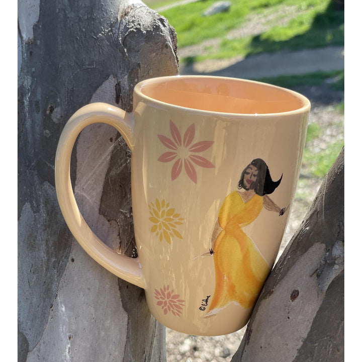 A Good Sistah Ceramic Latte Mug by Sylvia "Gbaby" Cohen