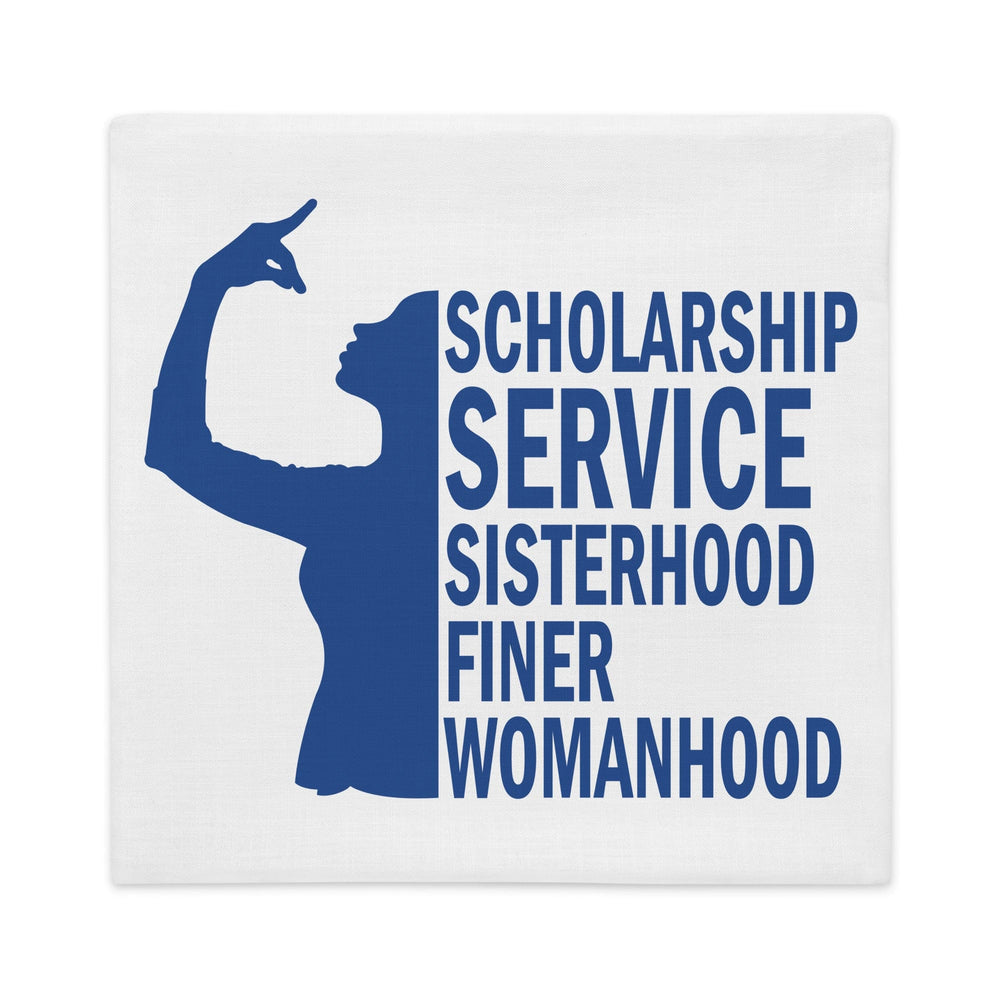 Zeta Phi Beta Principles Pillowcase/Pillow Cover by Divine Nine Depot