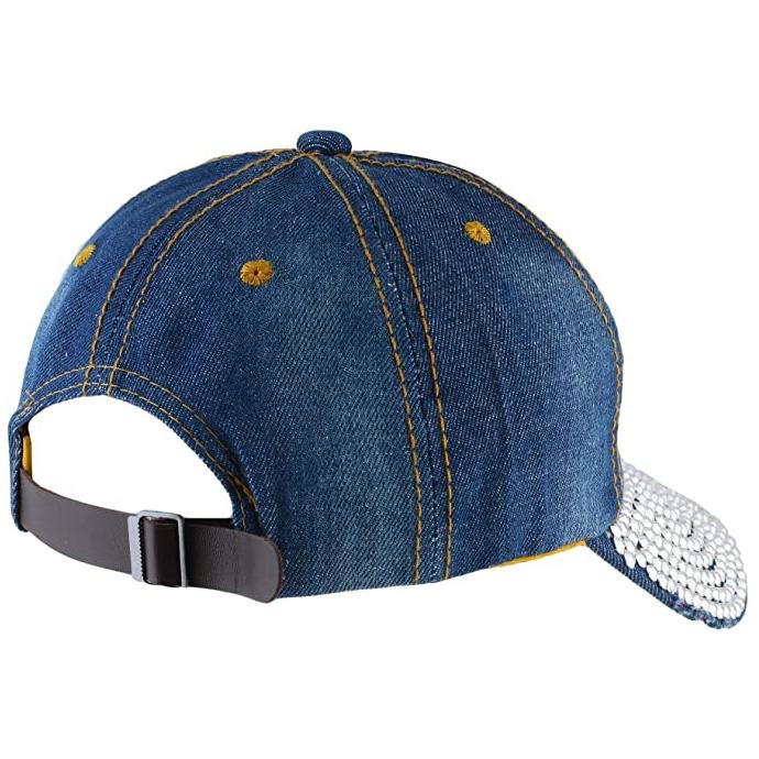 RIPPED DENIM CAP - Blue