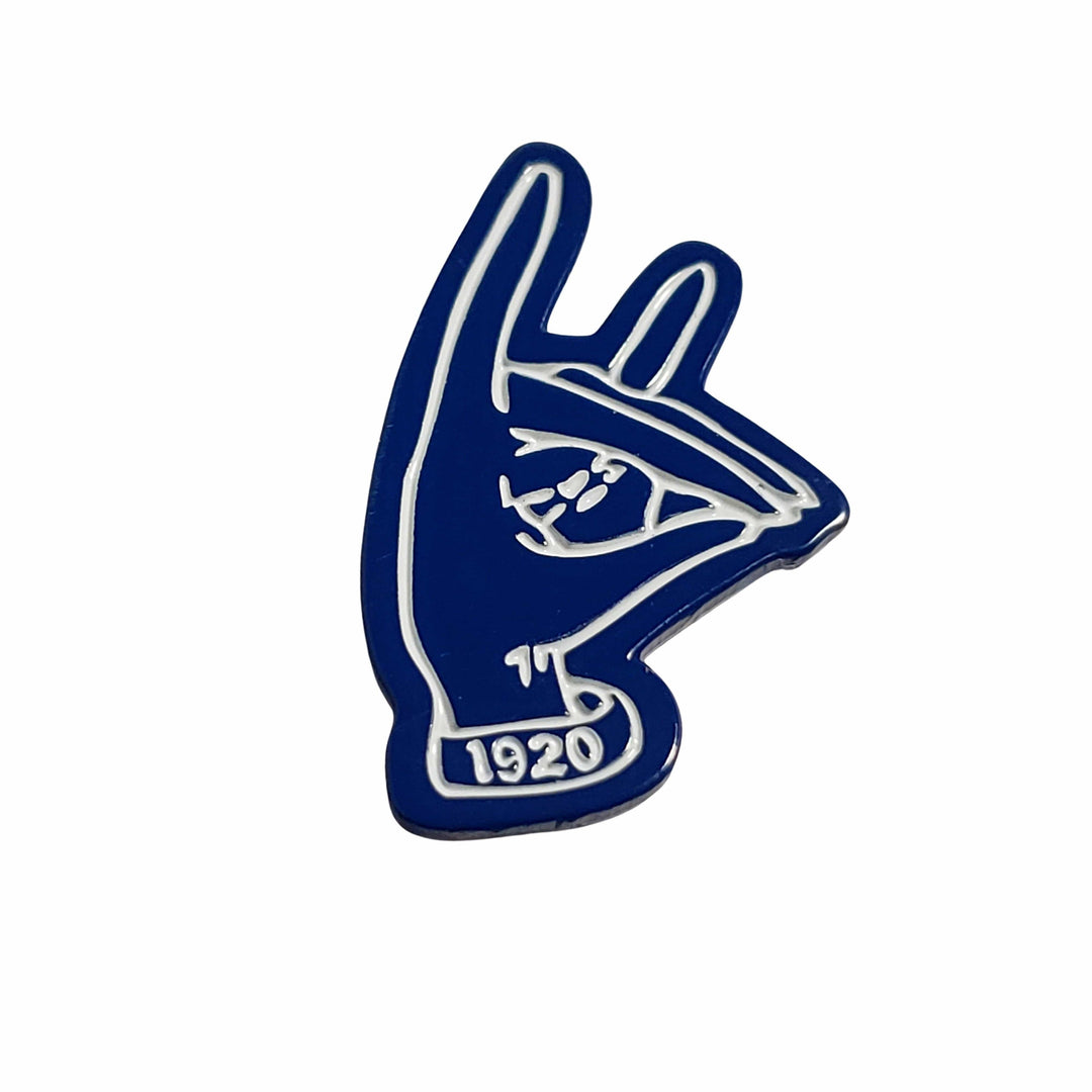 Zeta Phi Beta Hand Sign 1920 Lapel Pin