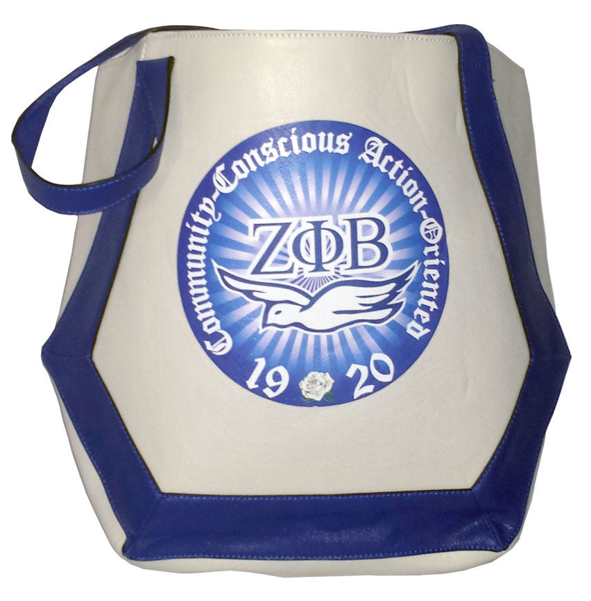 Zeta Phi Beta Dove Tote Bag by DWO